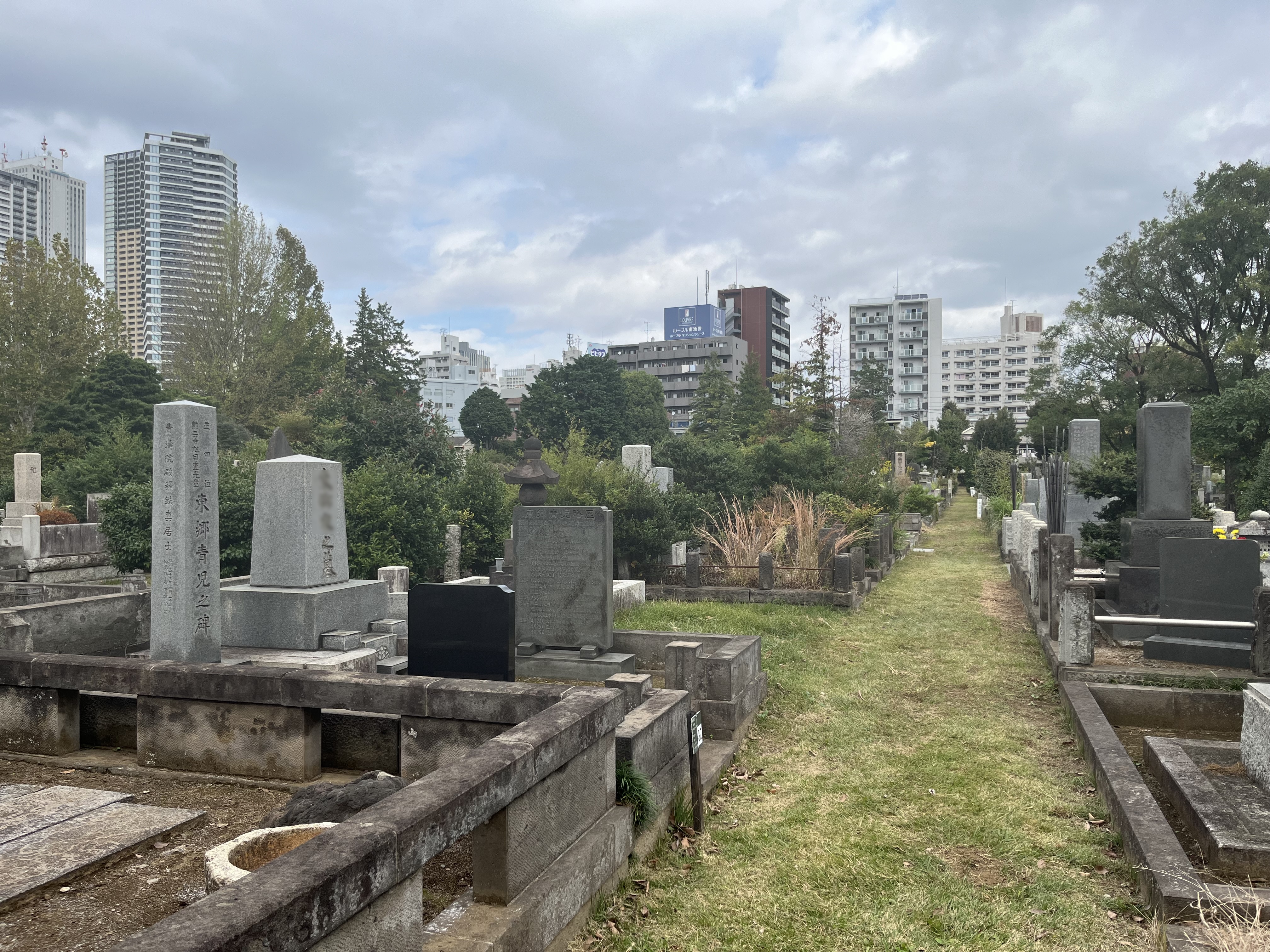 都立雑司ヶ谷霊園風景